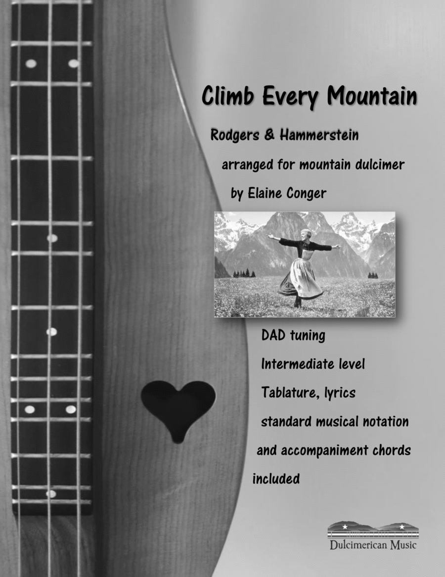 Climb Ev'ry Mountain Dulcimer scores gallery preview page 1