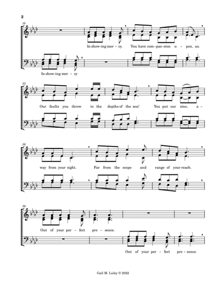 The Promise of God for SATB divisi, a cappella image number null