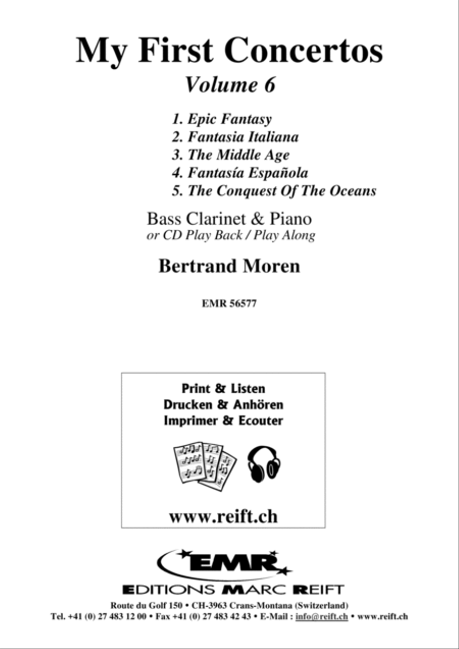 My First Concertos Volume 6 Bass Clarinet scores gallery preview page 2