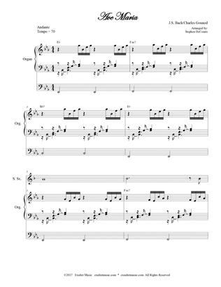 Ave Maria (Duet for Soprano and Tenor Saxophone - Organ Accompaniment)