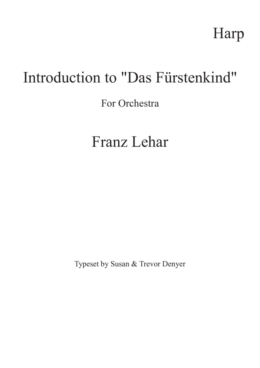 Introduction to "Das Fürstenkind" (The Little Prince) image number null