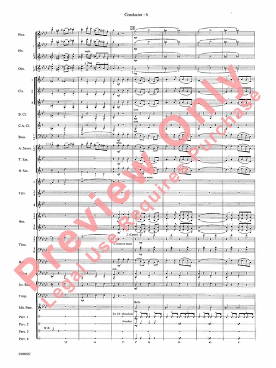 Porgy and Bess Concert Band scores gallery preview page 8