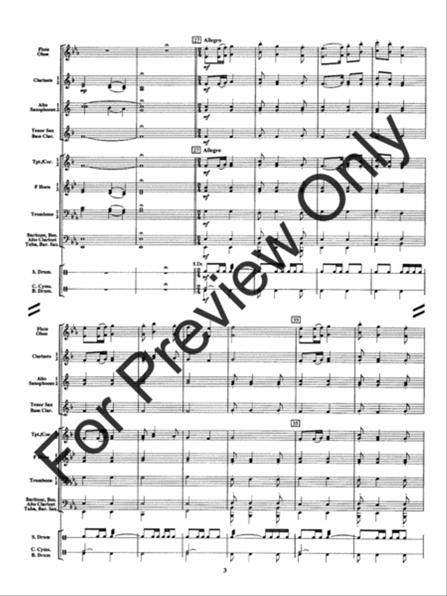 Huntington Ridge Concert Band scores gallery preview page 6