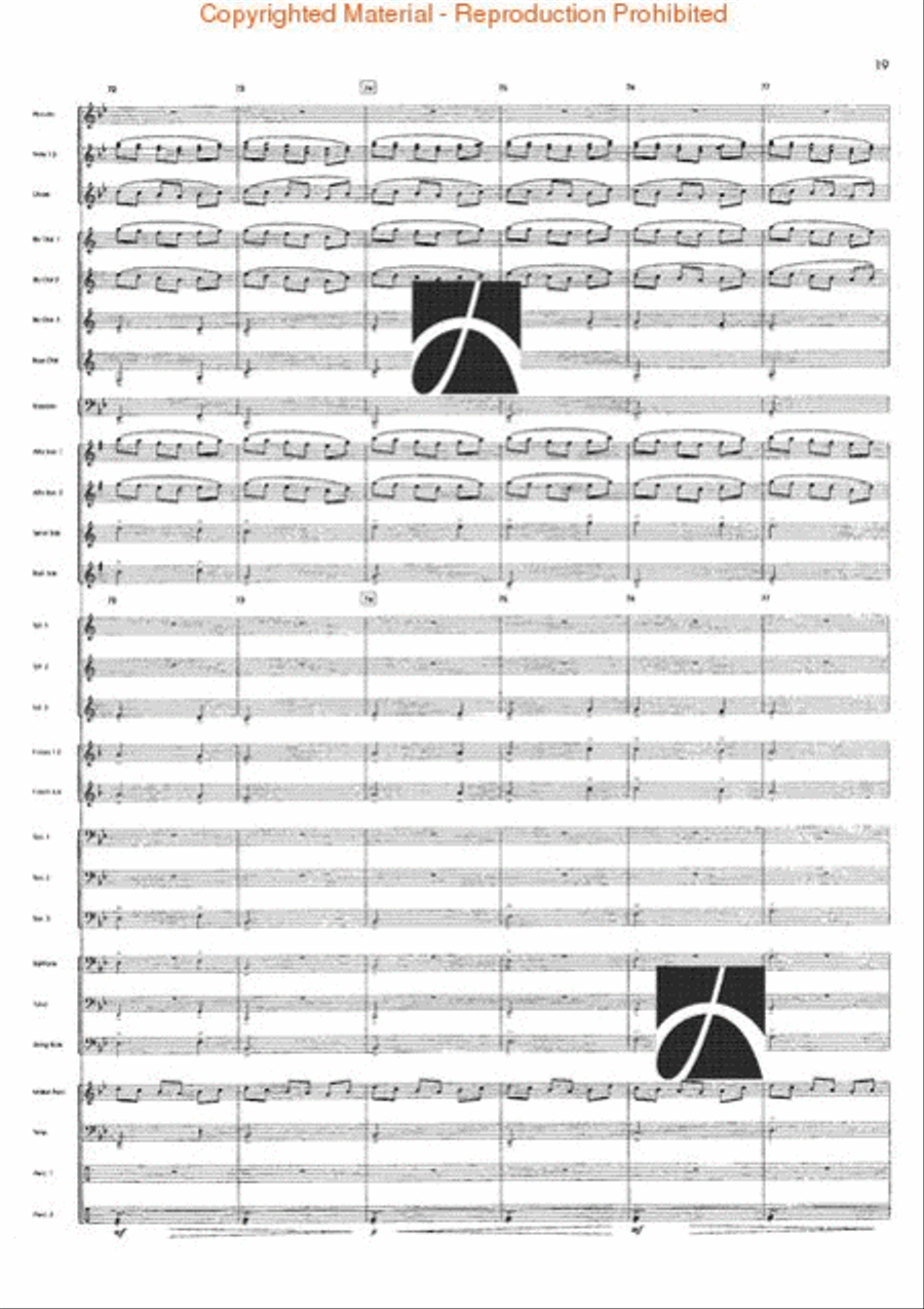 Westminster Carol Concert Band scores gallery preview page 16
