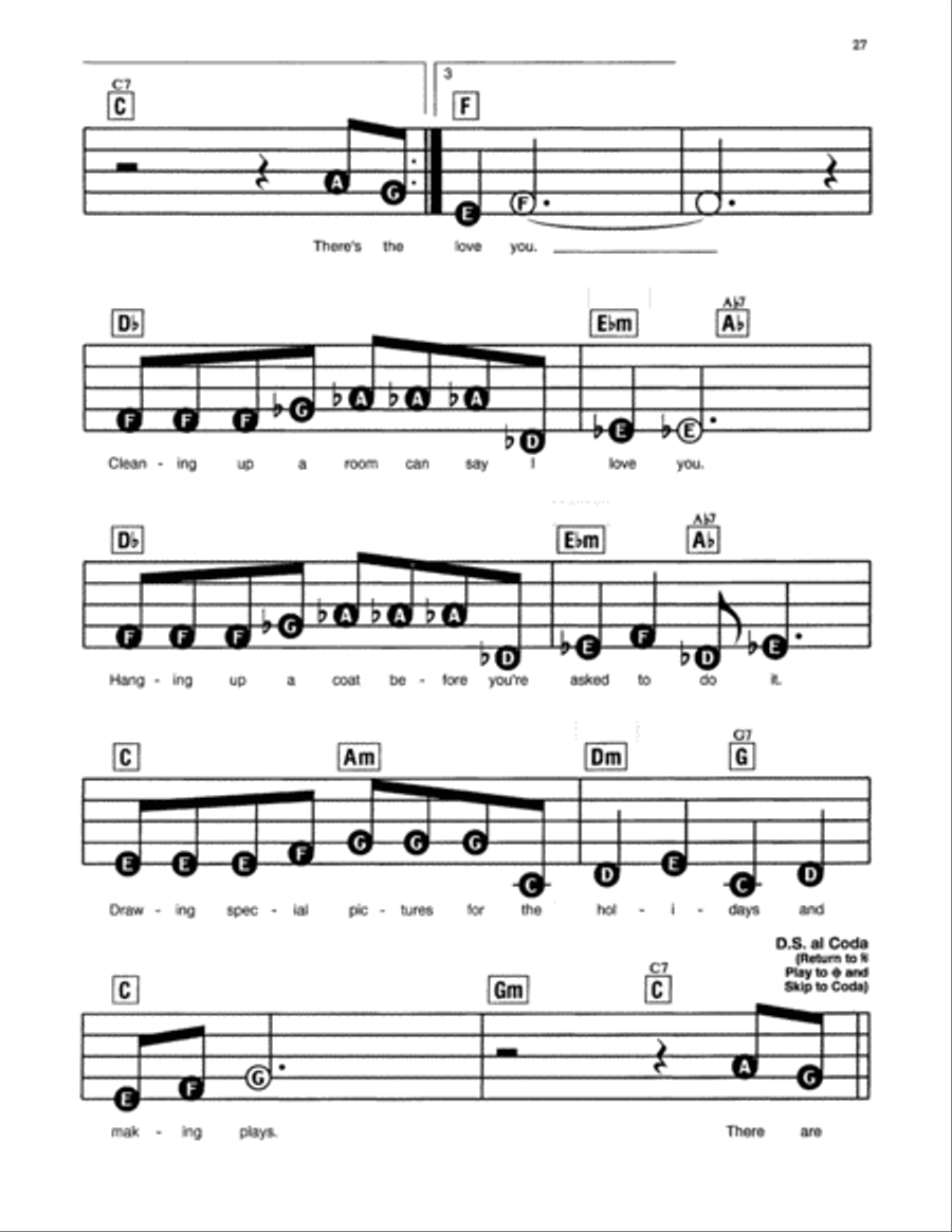 There Are Many Ways (To Say I Love You) (from Mister Rogers' Neighborhood) Electronic Keyboard scores gallery preview page 2