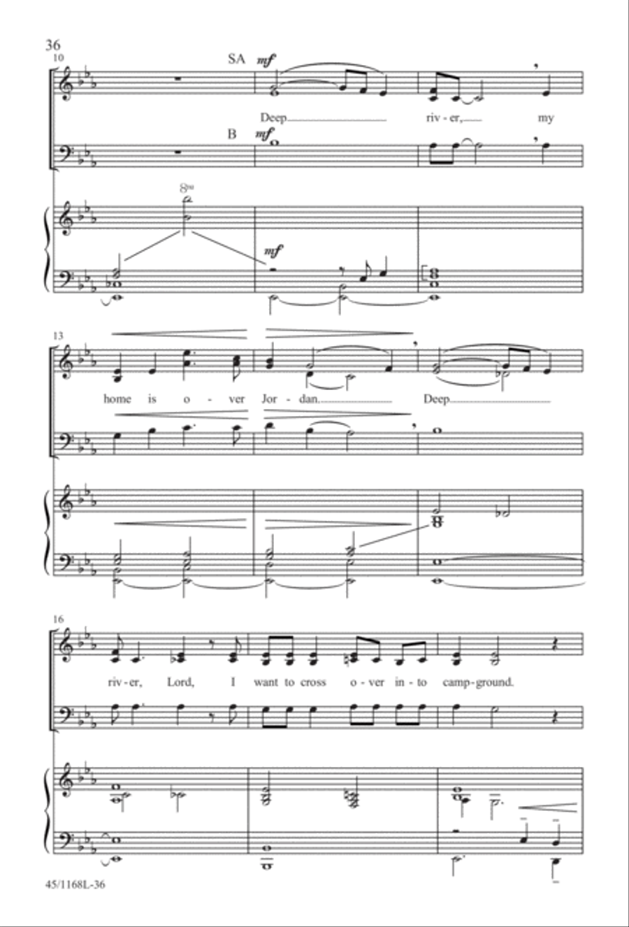 8 Anthems for About 12 Singers 3-Part scores gallery preview page 37