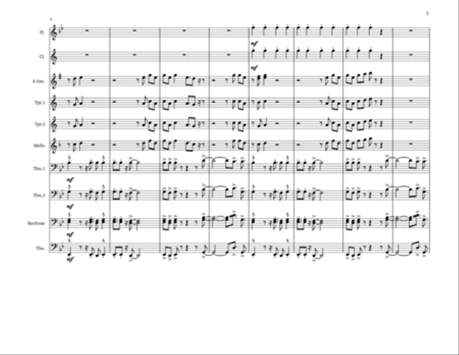 I Wanna Be Your Lover I Wanna Be Your Lover Marching Band scores gallery preview page 2
