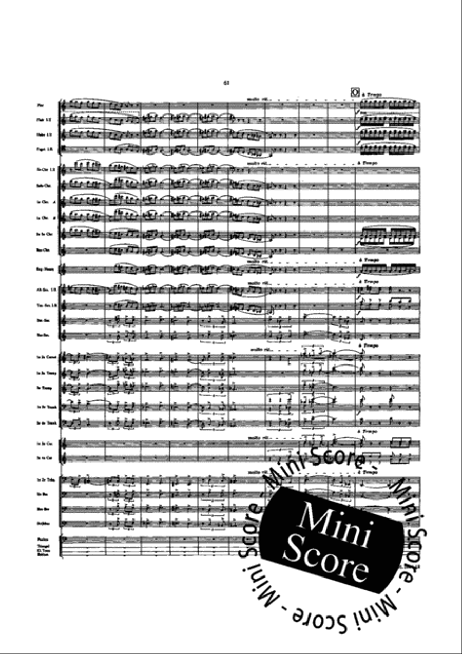 Symphonie pour Orchestre d'Harmonie Concert Band scores gallery preview page 67