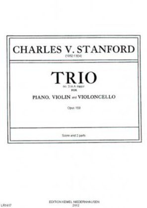 Book cover for Trio no. 3 in A major