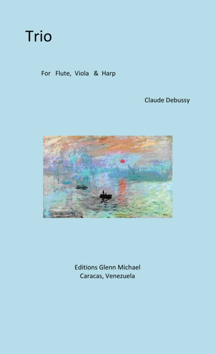 Debussy Trio for Flute, Viola & Harp image number null