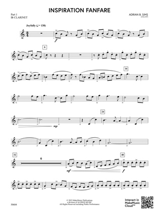 Inspiration Fanfare: Part 1 - B-flat Clarinet