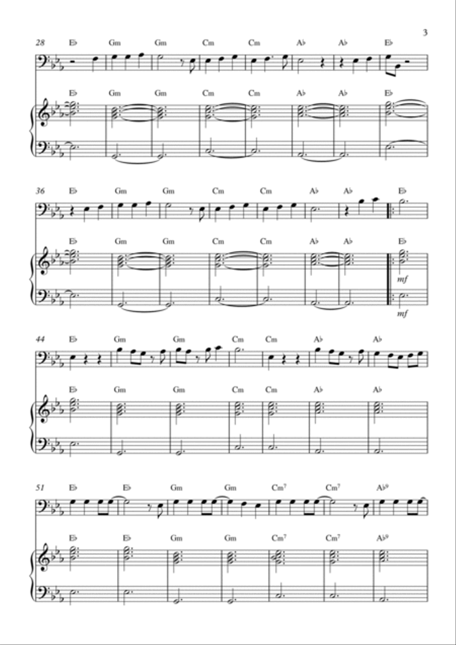 Traitor Piano scores gallery preview page 3