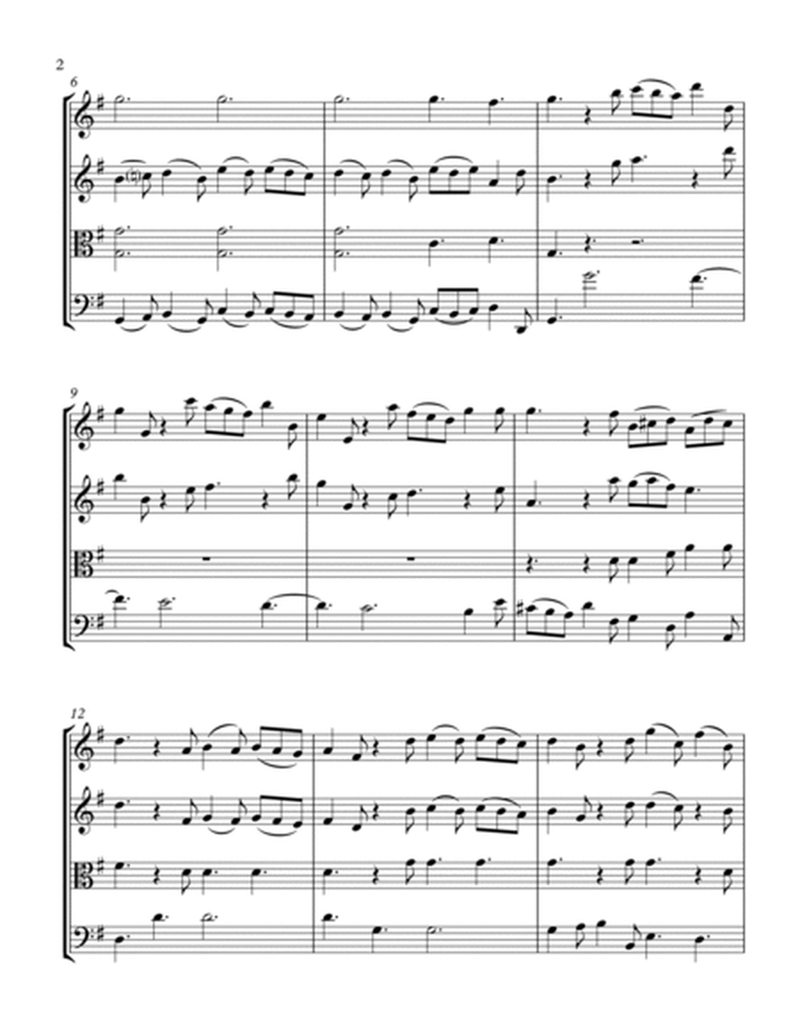 CHRISTMAS CONCERTO - PASTORALE - STRING QUARTET Concerto VIII Op. 6 No. 8, Fatto per la notte di nat image number null