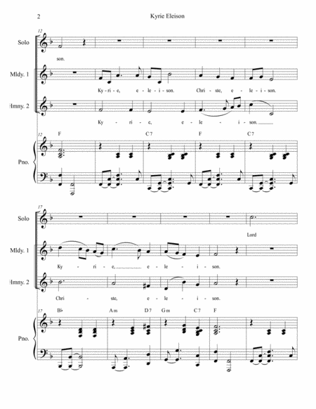 Mass of Peace (Choir/Vocal Score) image number null