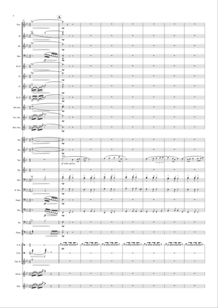 Intrada Solemnis Intrada Solemnis Concert Band scores gallery preview page 4