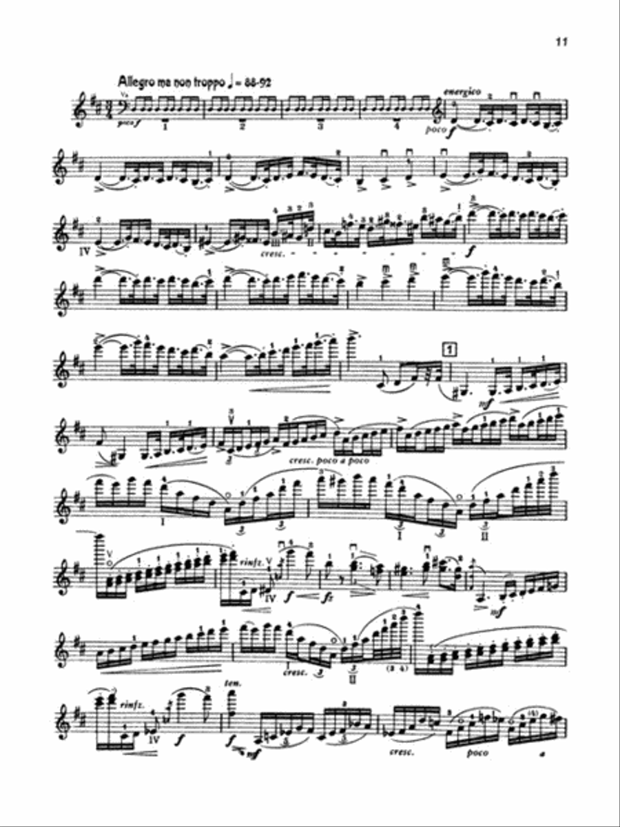 Sibelius – Violin Concerto in D Minor, Op. 47 Violin Solo scores gallery preview page 4