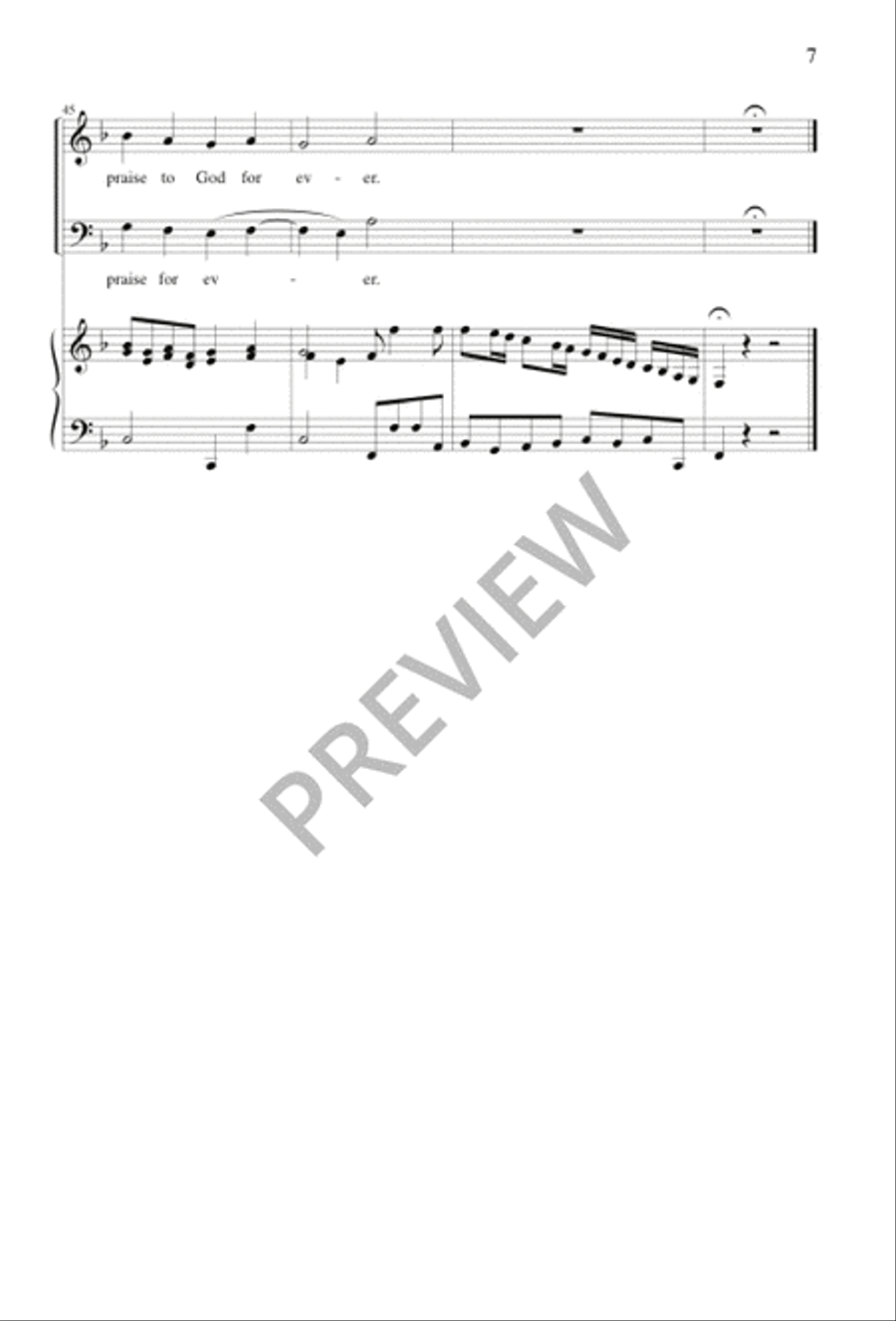 O Bless the Lord, My Soul 2-Part scores gallery preview page 8