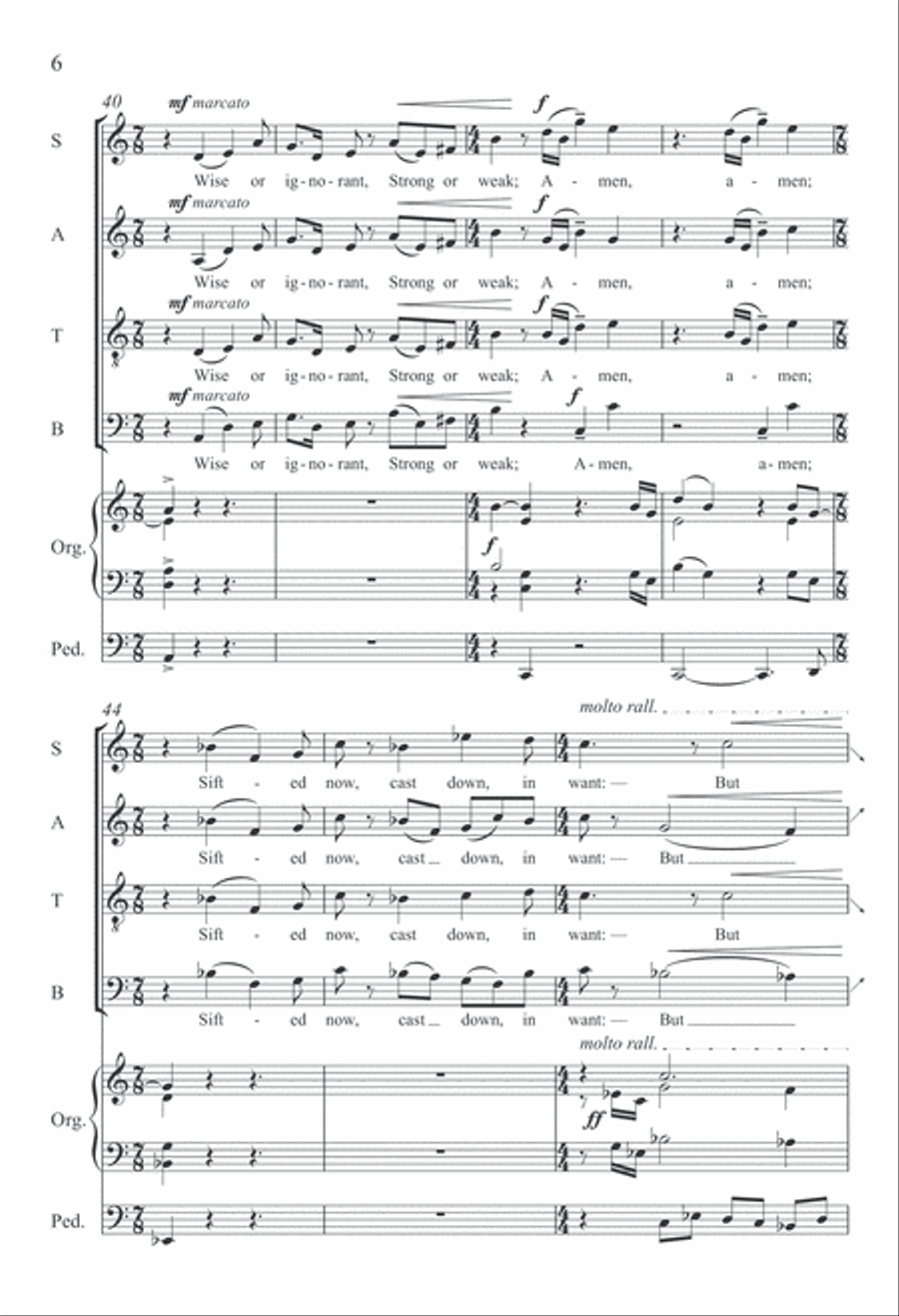Great or Small 4-Part scores gallery preview page 6