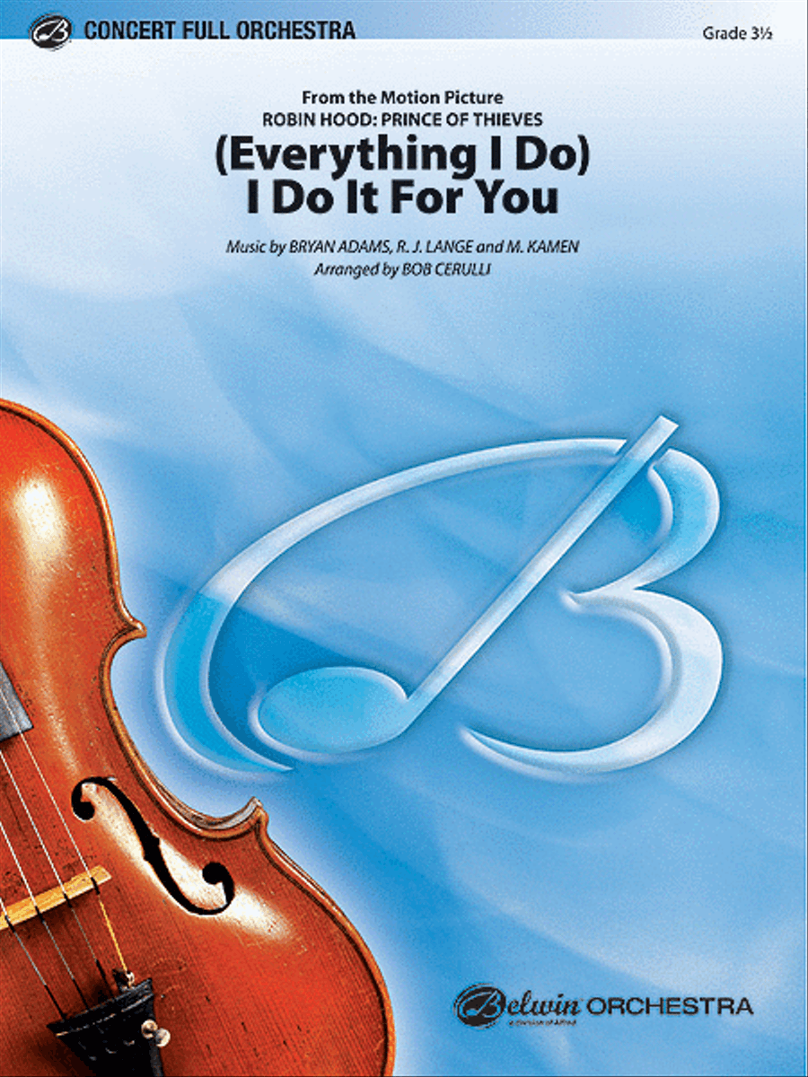 (Everything I Do) I Do It for You Full Orchestra scores gallery preview page 1