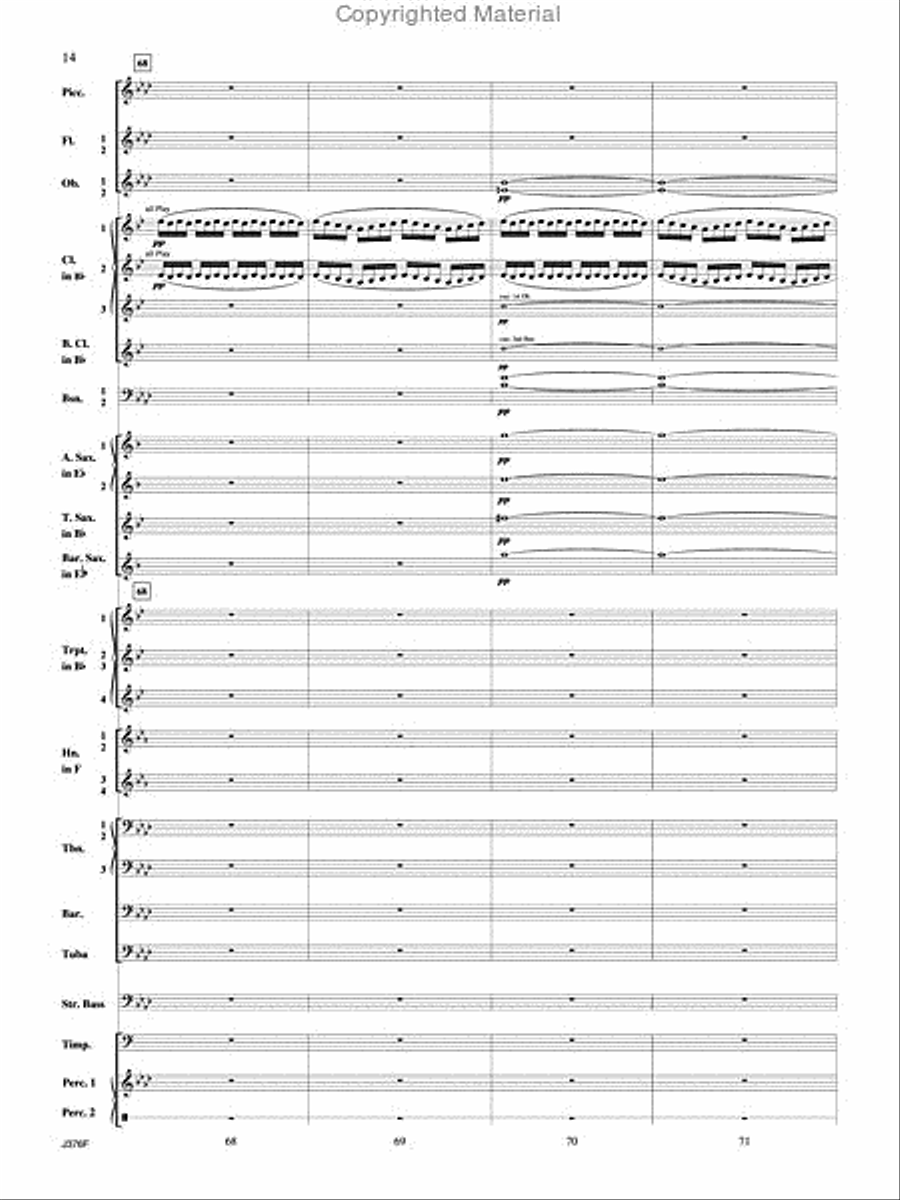 William Tell Overture Concert Band scores gallery preview page 15