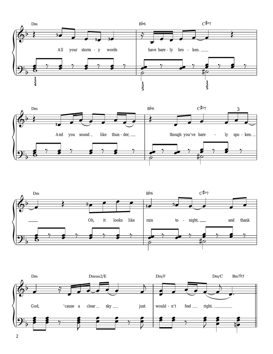 Come Round Soon Come Round Soon Easy Piano scores gallery preview page 2