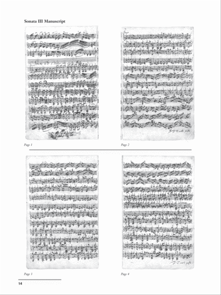 Bach -- Violin Sonatas BWV 1001, 1003, 1005 Violin scores gallery preview page 4