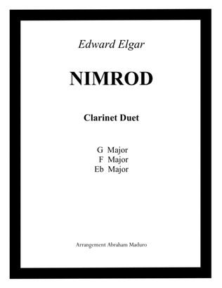 Book cover for Nimrod Clarinet Duet-Three Tonalities Included