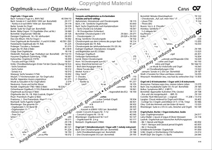 Magnificat Organ scores gallery preview page 7