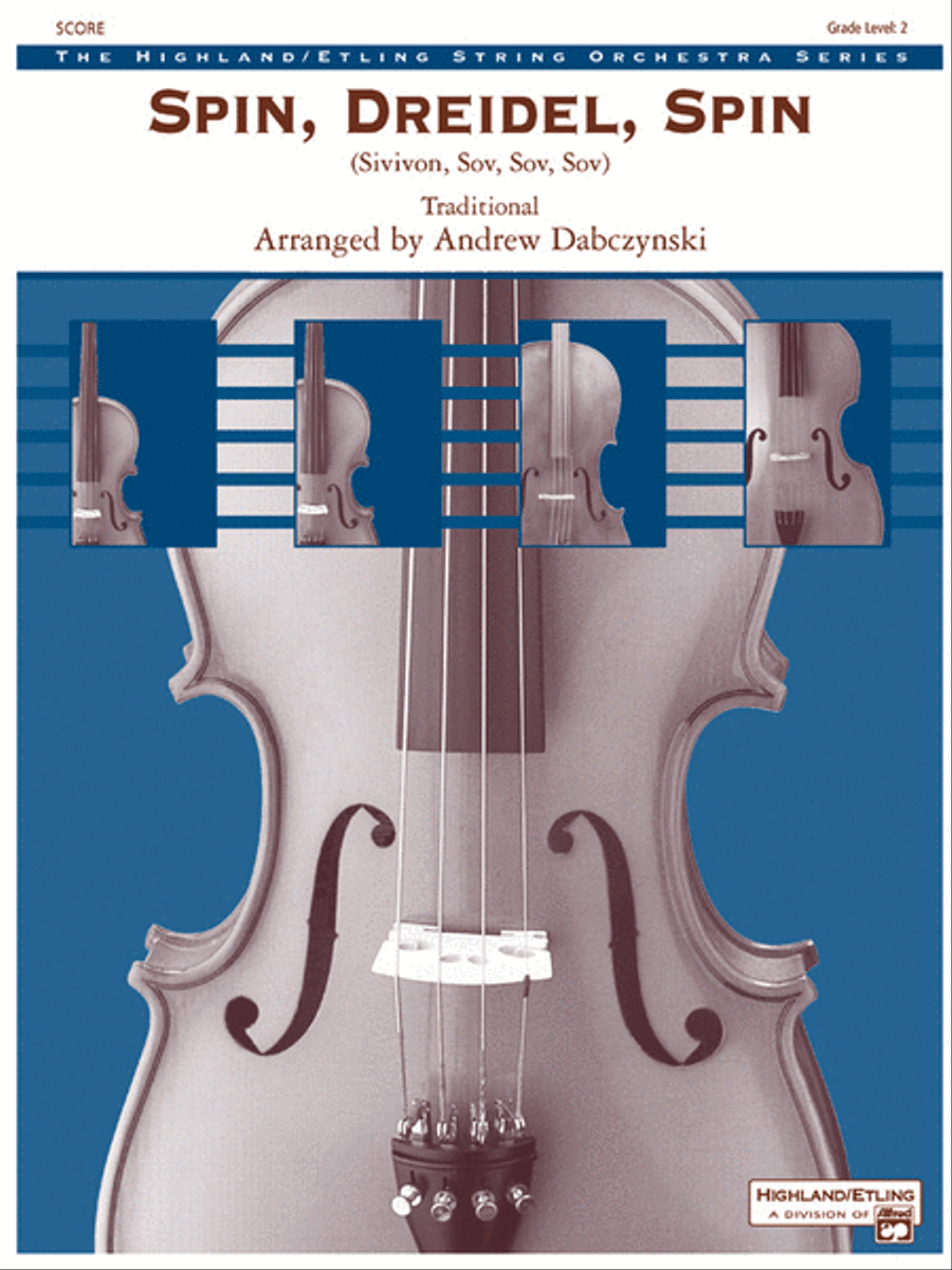 Spin, Dreidel, Spin String Orchestra scores gallery preview page 1