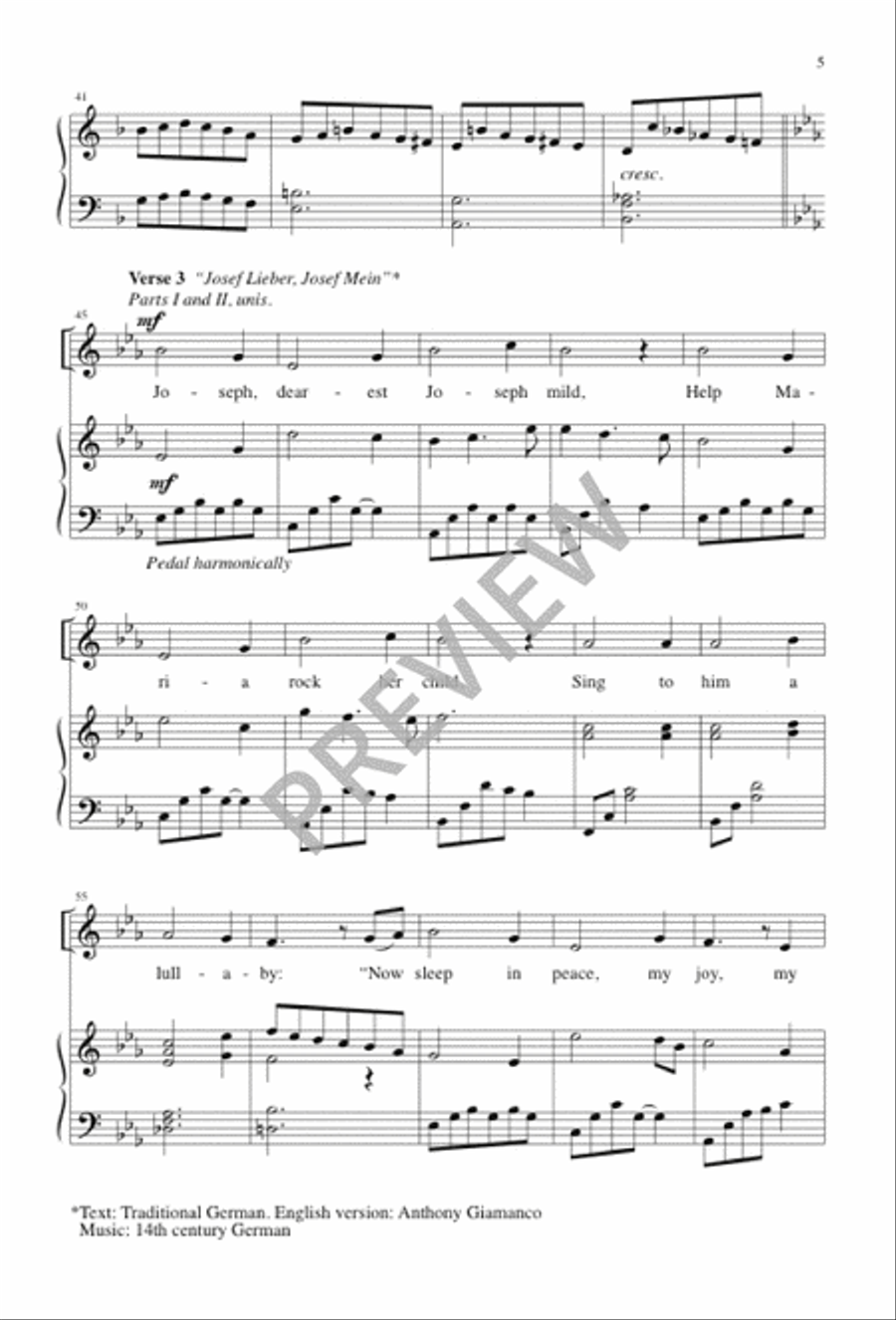 The Cherry Tree Carol SA scores gallery preview page 5