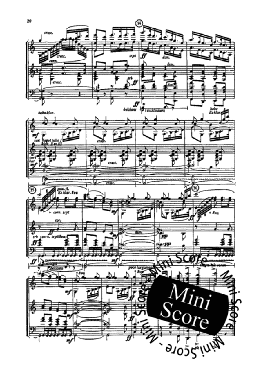 Ballade en Alla Marcia Ballade en Alla Marcia Concert Band scores gallery preview page 24