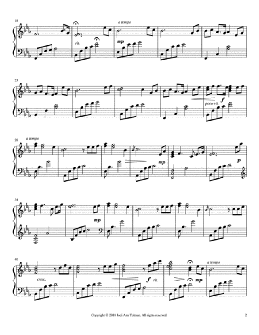 Always Forever, Harp Solo Harp scores gallery preview page 4