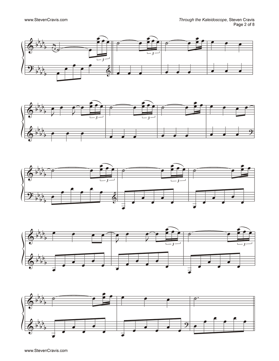 Through the Kaleidoscope Piano Method scores gallery preview page 2