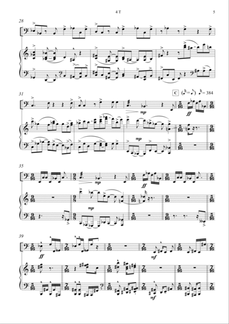 4 T Set of Parts scores gallery preview page 5