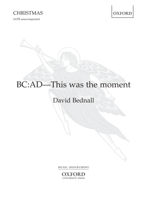 Book cover for BC: AD - This was the moment