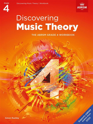 Book cover for Discovering Music Theory, The ABRSM Grade 4 Workbook