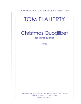 [Flaherty] Christmas Quodlibet (String Quartet)