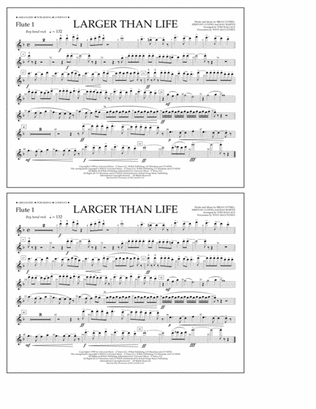 Larger Than Life - Flute 1
