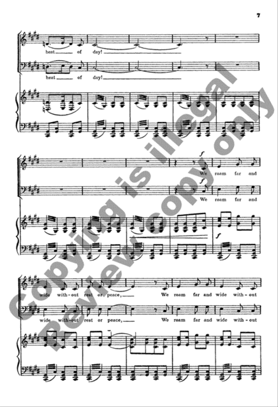 Three Pictures from The Tower of Babel TTBB scores gallery preview page 8