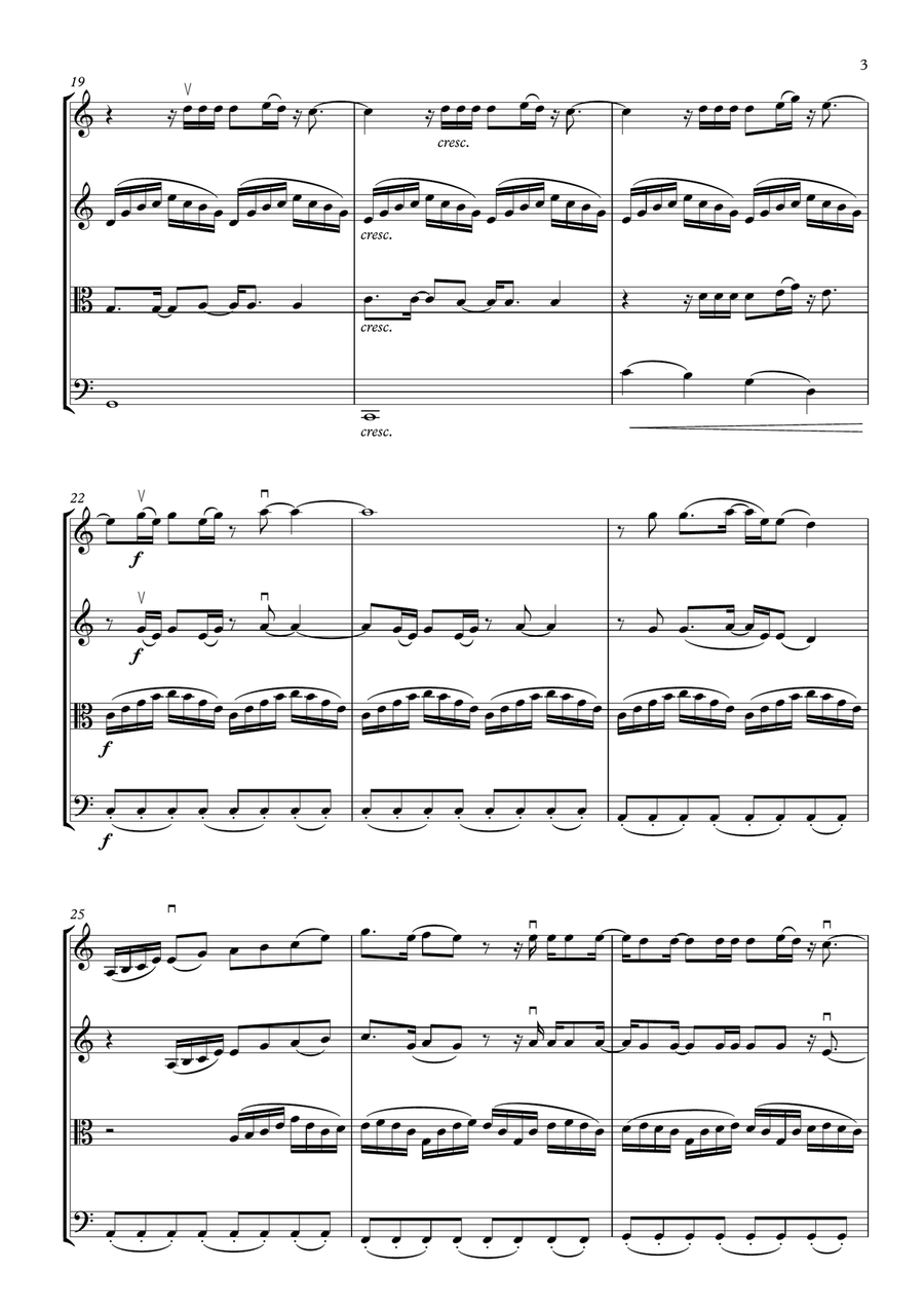 Xo String Quartet scores gallery preview page 3
