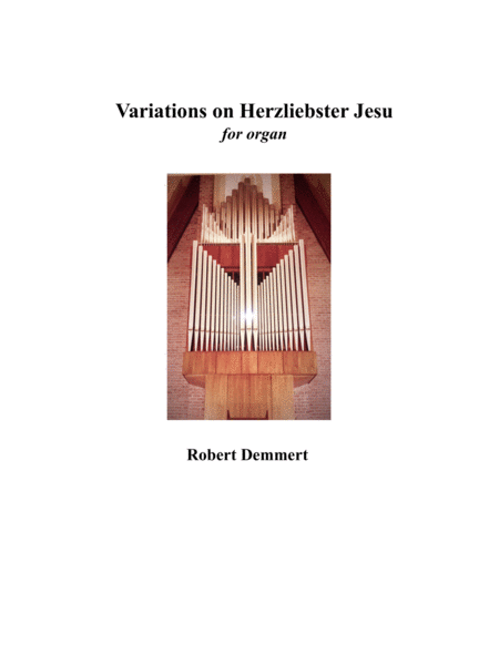 Variations on Herzliebster Jesu image number null