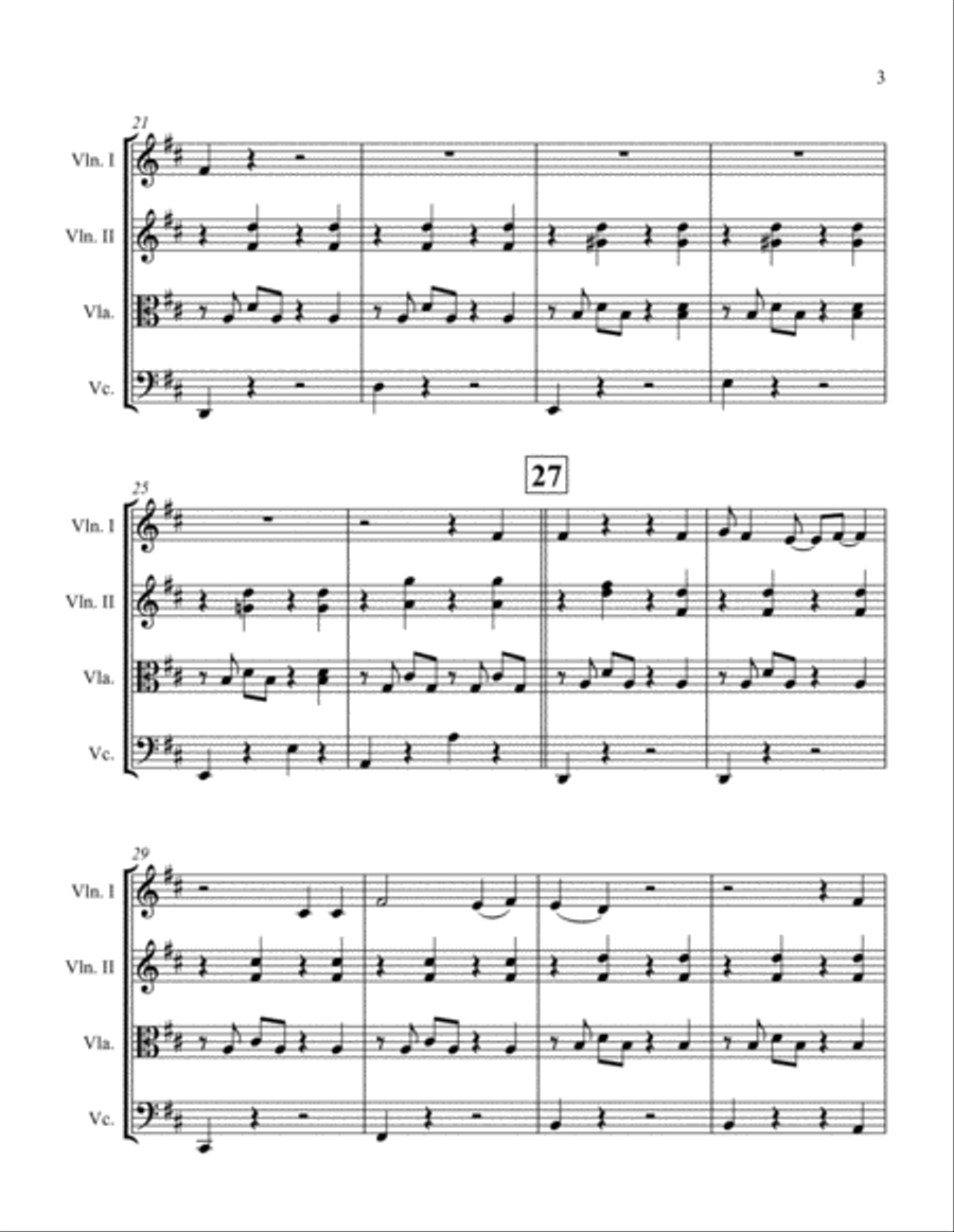 Scavenger Type String Quartet scores gallery preview page 5