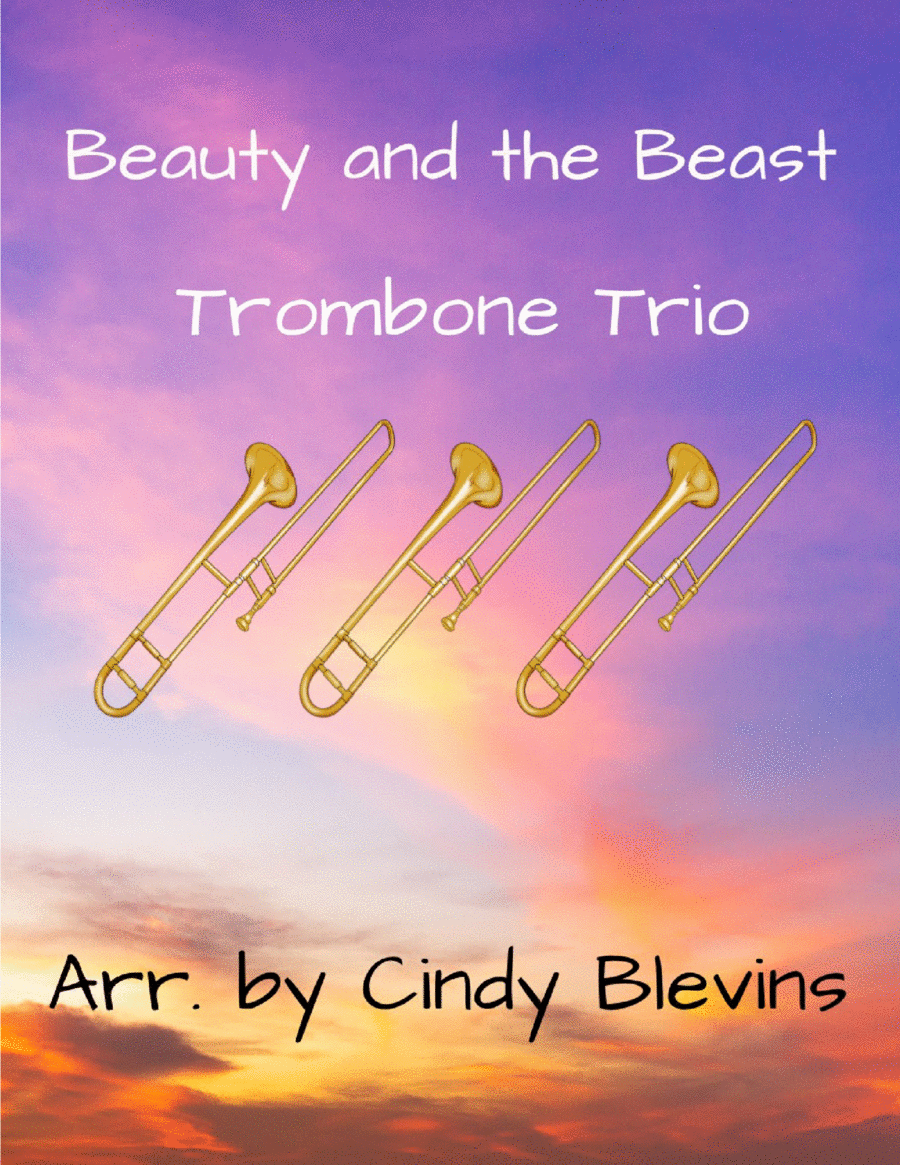 Beauty And The Beast Trombone Solo scores gallery preview page 1