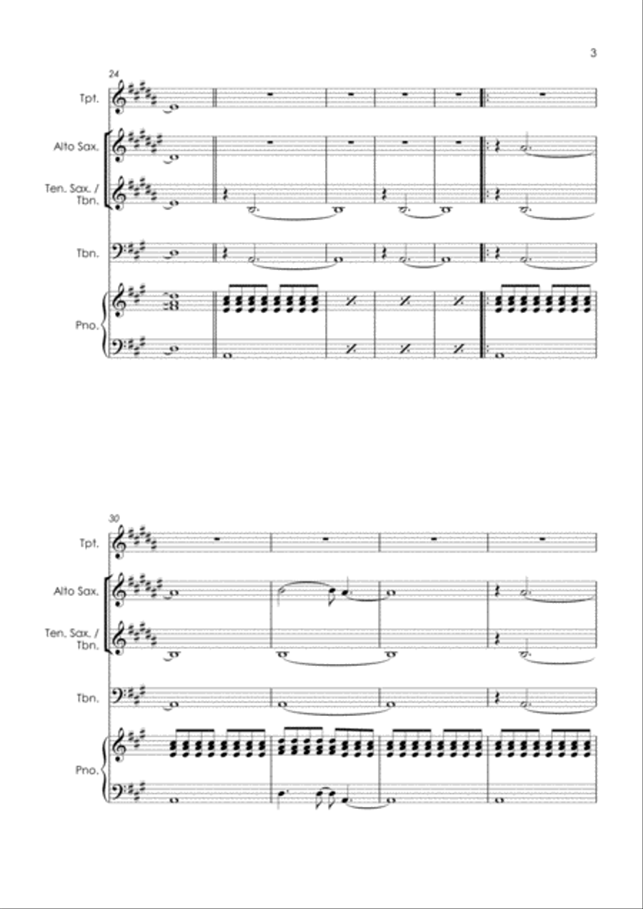 Jet Tenor Saxophone scores gallery preview page 5