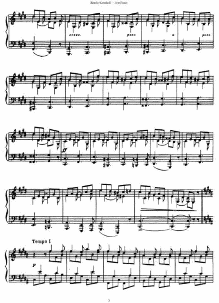 Nikolai Rimsky-Korsakoff - Four Pieces Impromptu