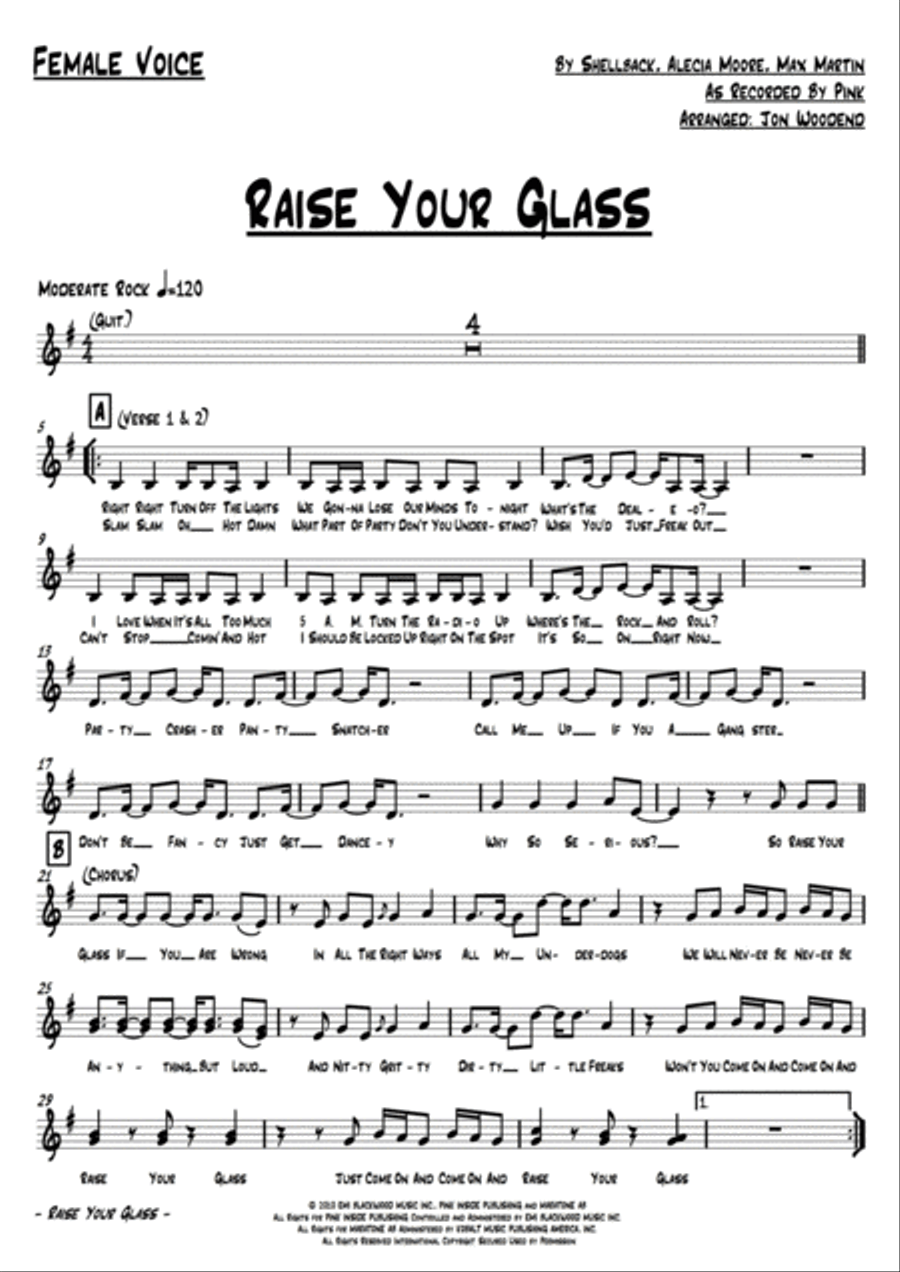 Raise Your Glass Jazz Ensemble scores gallery preview page 2