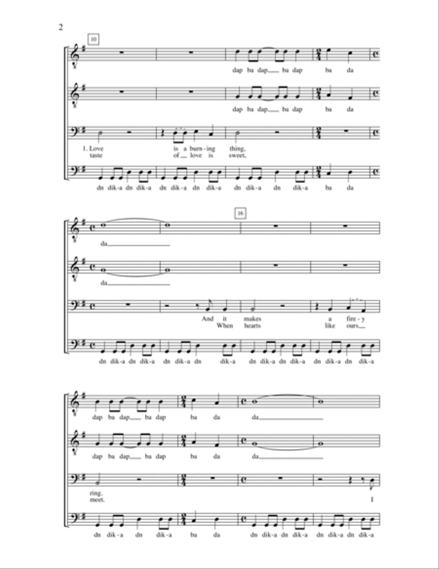 Ring of Fire (arr. Deke Sharon) TTBB scores gallery preview page 2