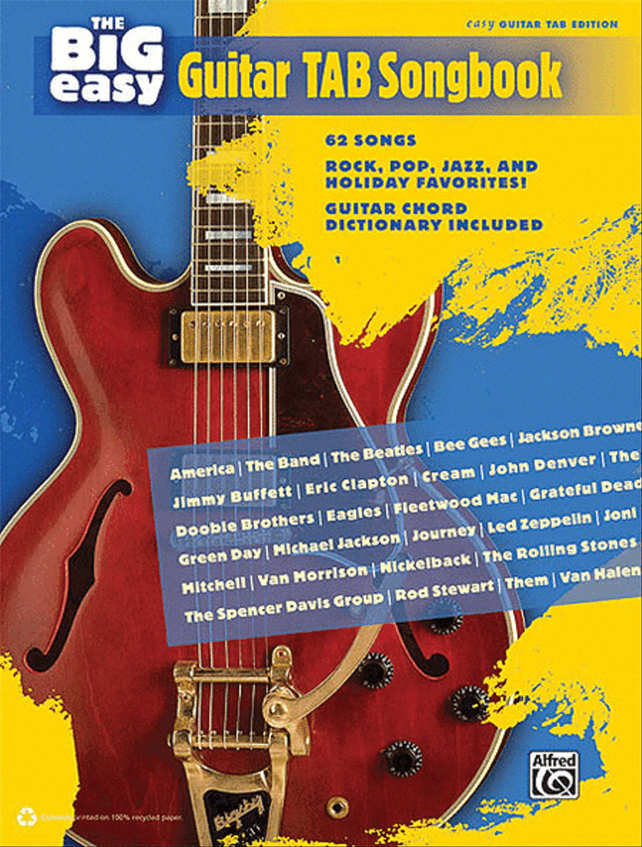 The Big Easy Guitar Tab Songbook Electric Guitar scores gallery preview page 1