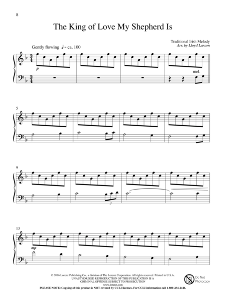 The King of Love Piano Solo scores gallery preview page 5