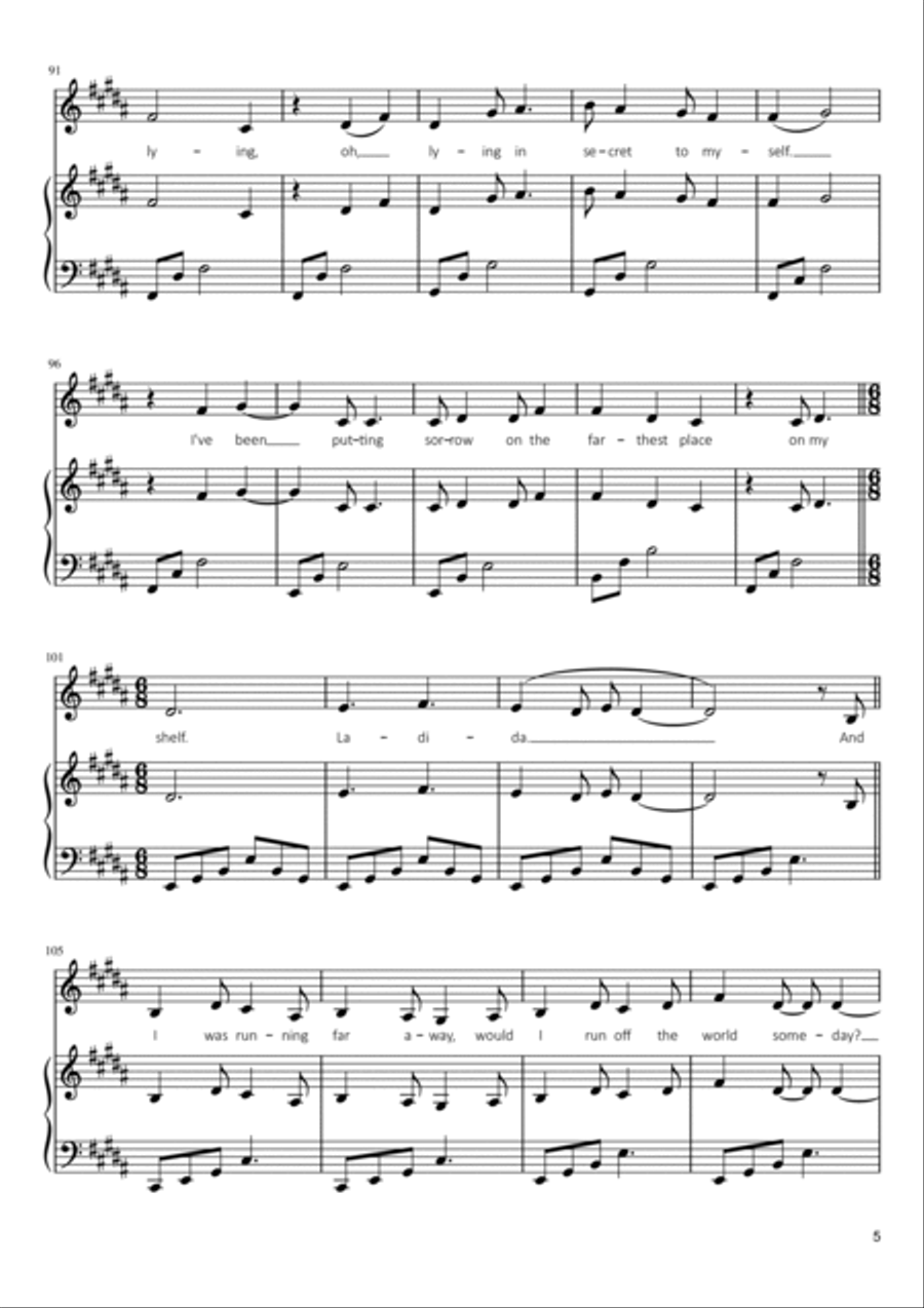 Runaway Voice scores gallery preview page 5